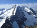 Wunderbare Aussicht vom Gipfel auf den Biancograt