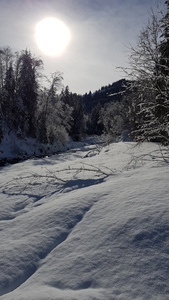 an der Muscherensense, das Wetter zieht zu