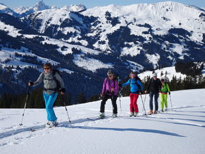 Aufstieg oberhalb der Waldgrenze
