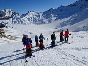kurze Rast im Aufstieg