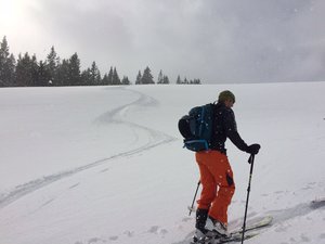 Leichter Schneefall setzt ein...