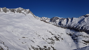 Blick von der Winterlücke ins Chelenalptal