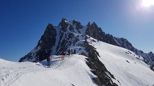 Blick von der Winterlücke auf die Lochberglücke