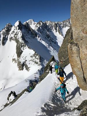 im Aufstieg zur Lochberglücke