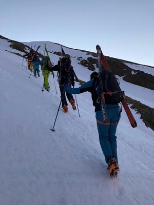 Steilstufe hinter der Chelenalphütte