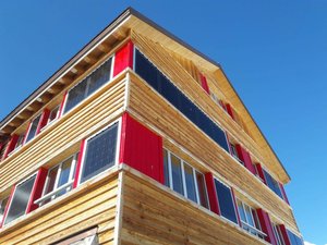 Das Habitat der umgebauten Lämmerenhütte