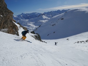 Piste gut am Piz Surparé