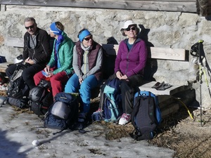 Rast bei der Lueglihütte