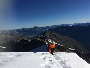 Aufstieg auf den Piz Morteratsch