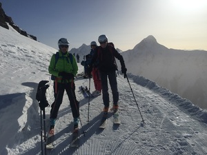Bietschhorn auf der einen Seite...