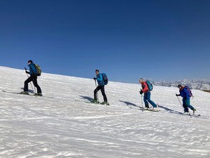 Im Aufstieg zum Ginalshorn