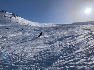 Abfahrt vom Ginalshorn