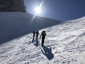 Anstieg zum Col de Seron