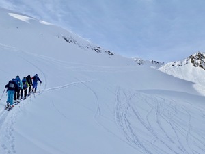 Aufstieg Morgetepass