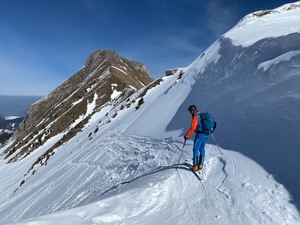 Einfahrt zum Schibespitz Nordhang
