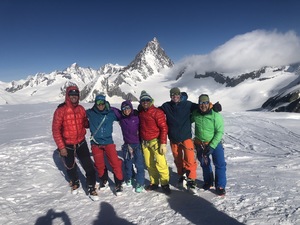 Gipfel Galmihorn mit Finsteraarhorn