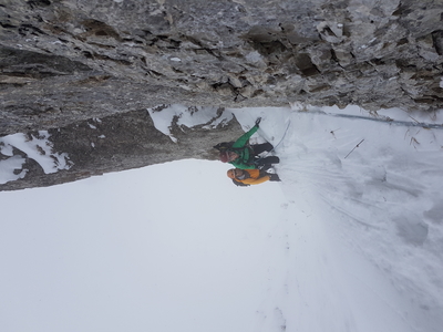 im Couloir unten