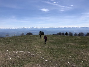 Aufstieg zum Mont Sujet