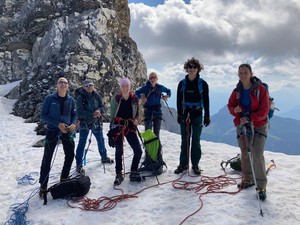 Anseilen für den Gletscher