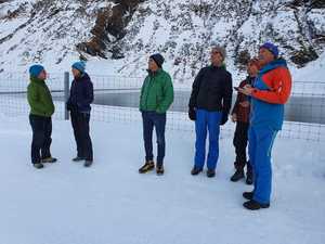Talwanderung und Schneekontrolle am Anreisetag