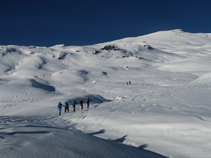 Aufstieg zum Piz Guw