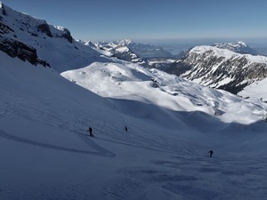 Letzter Steilhang im Aufstieg Bluemberg