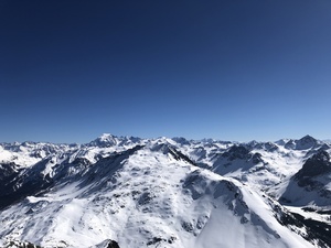Blick vom Daint zur Dora und Ortler