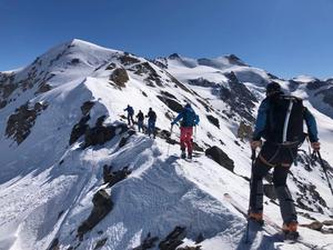 Am gipfelgrat zur Suldenspitze