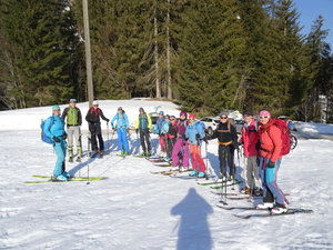 Start beim Parkplatz "Hinder Schönisei"
