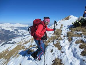 Die letzten Meter vor dem Gipfel