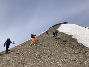 Letzte Meter zum Gipfel