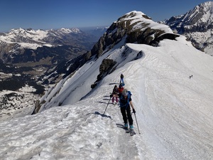 Kurz vor dem Gipfel