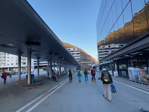 Visp als Ausgangspunkt von vielen Postautostrecken