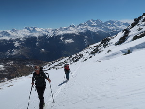 Entlang dem Westgrat Richtung Marchhorn
