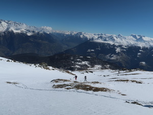 Entlang dem Westgrat Richtung Marchhorn