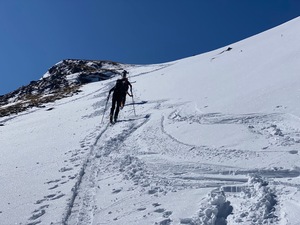 Entlang dem Westgrat Richtung Marchhorn