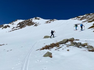 Entlang dem Westgrat Richtung Marchhorn