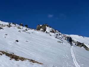 Entlang dem Westgrat Richtung Marchhorn