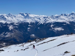 Entlang dem Westgrat Richtung Marchhorn