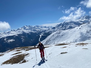 Entlang dem Westgrat Richtung Marchhorn