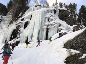 Aufstieg in den Steilwandkännel