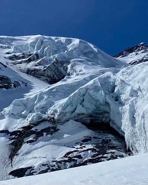 Eisbruch im Suldenferner