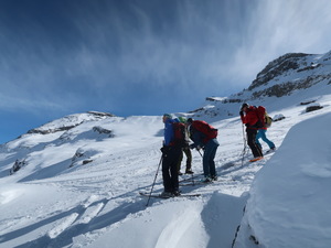 Abfahrt Daubenhorn
