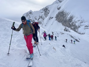 die letzten Meter zum Gipfel