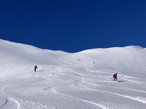 Abfahrt vom Ginalshorn