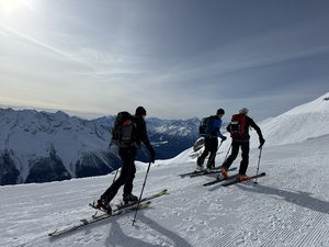 Vom Hockengrat Richtung Lötschenpasshütte