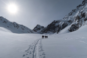 Aufstieg  zum Lötschenpass