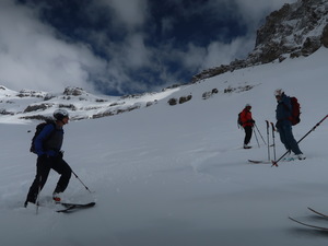 Abfahrt Ferdenpass