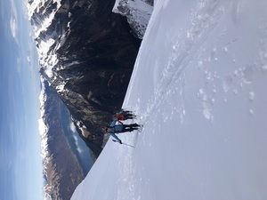 Im Schlussaufstieg auf die Höji Sulegg