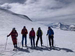 Gruppenfoto Allalinpass
